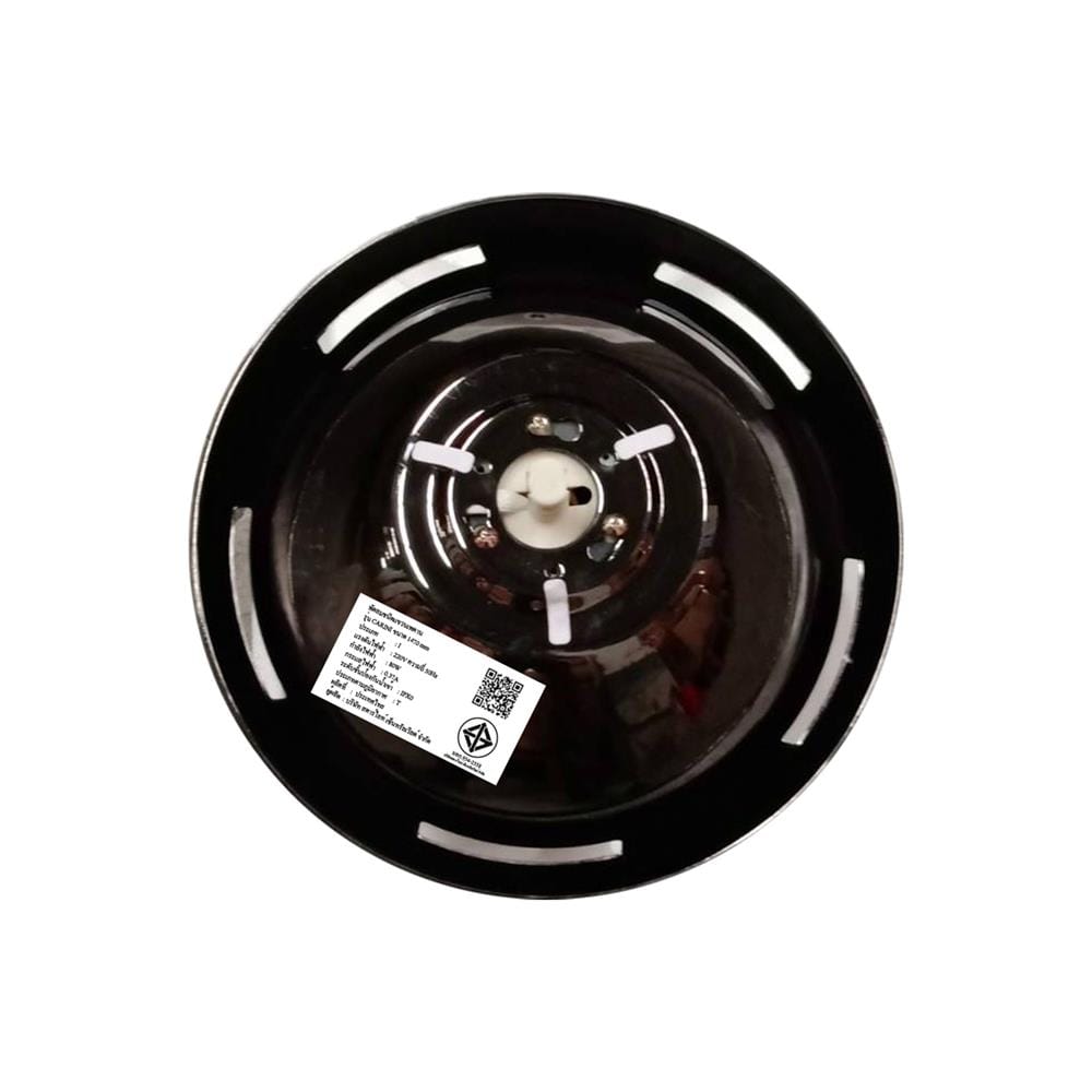 พัดลมไม่มีโคมไฟ CARINI CN01-58N ABK 58 นิ้ว 5 ใบพัด สีเงิน/ดำ