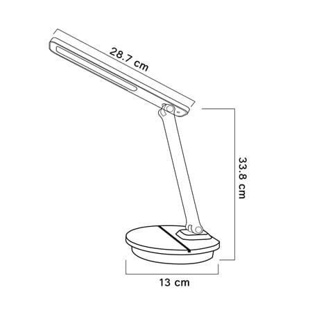 ไฟอ่านหนังสือ LED SHINING S-DSK04B 9 วัตต์ สีดำ_6