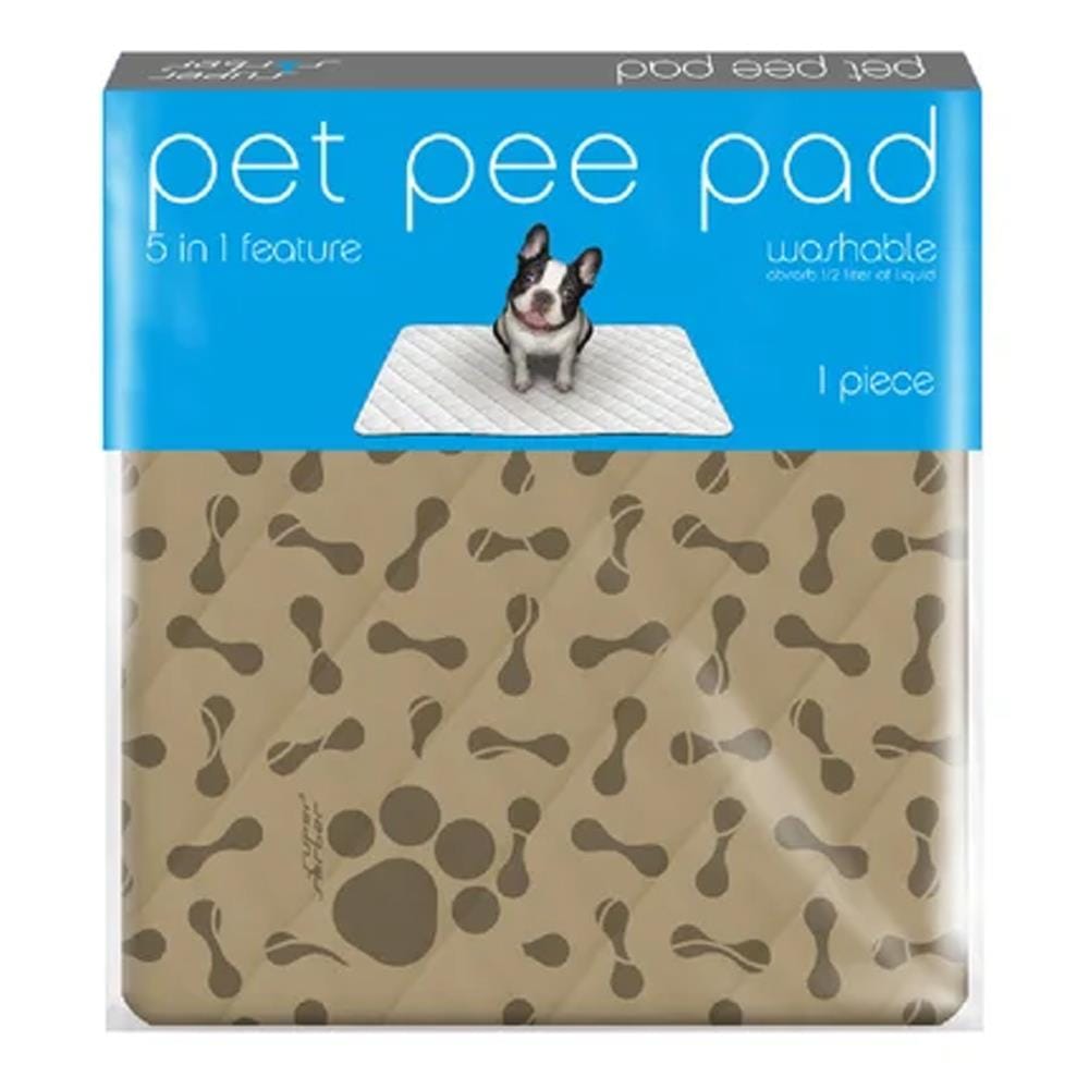 แผ่นรองฉี่สัตว์เลี้ยง PET PEE PAD ไซซ์ S สีเบจ