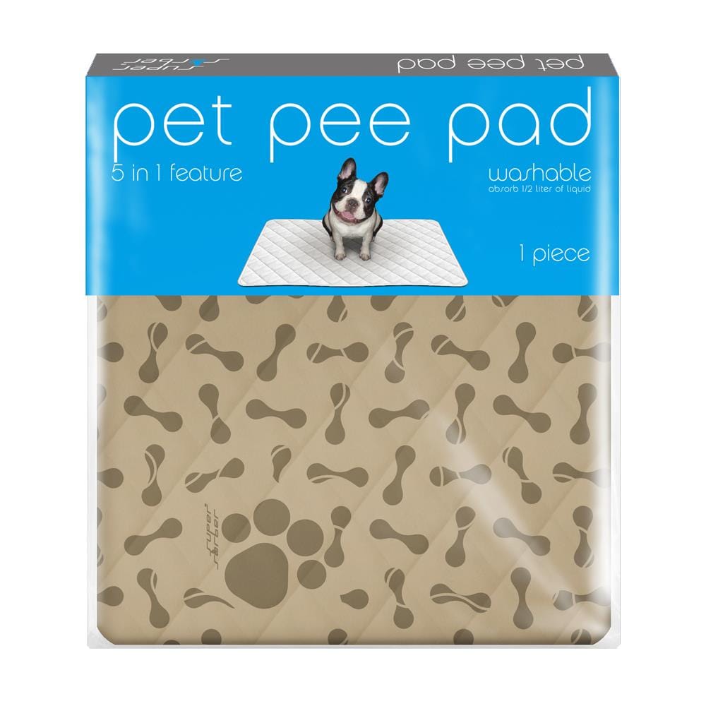 แผ่นรองฉี่สัตว์เลี้ยง PET PEE PAD ไซซ์ XXL สีเบจ