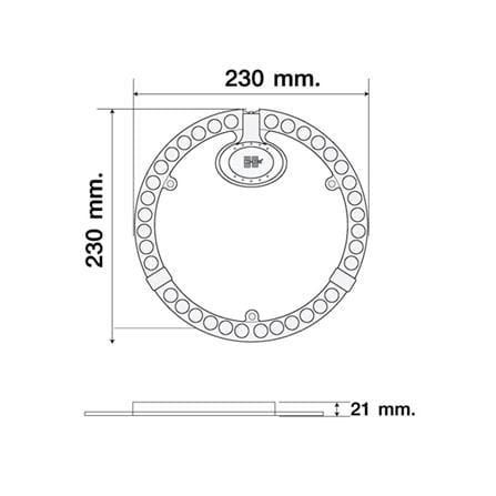 หลอด LED HI-TEK MAGNET 36 วัตต์ DAYLIGHT_5