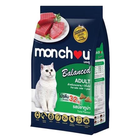 อาหารแมว MONCHOU BALANCE ADULT TUNA 1.1 กก._0