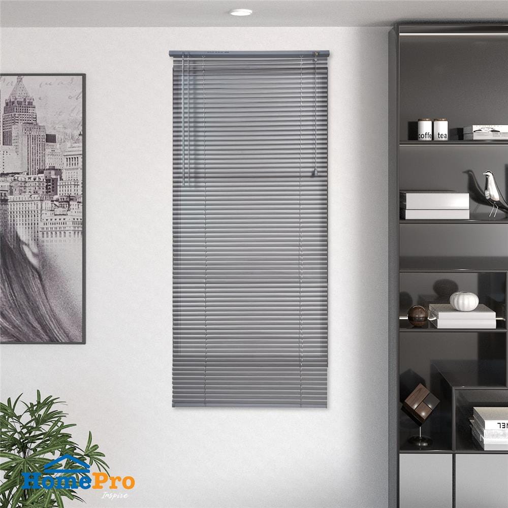 มู่ลี่ไวนิล HOME LIVING STYLE WOOD 70X160 ซม. สีเทา