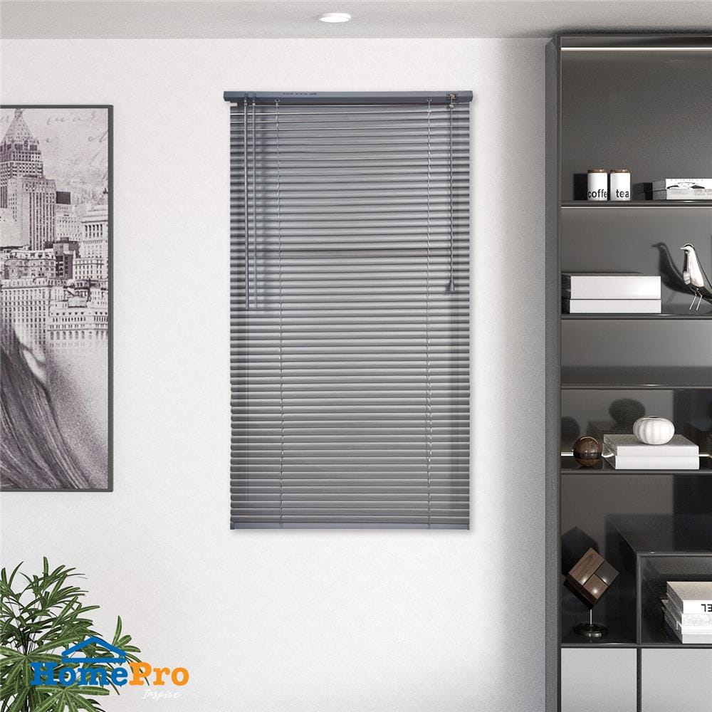 มู่ลี่ไวนิล HOME LIVING STYLE WOOD 70X130 ซม. สีเทา