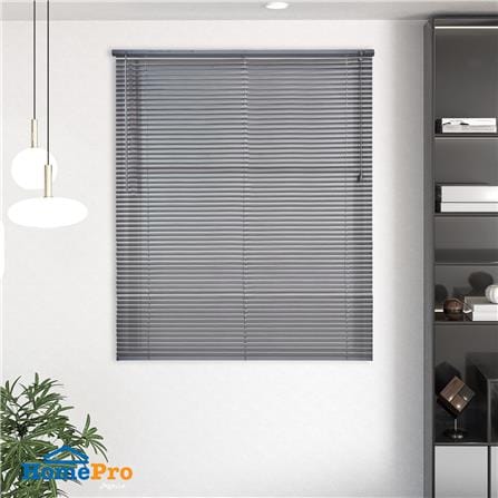 มู่ลี่ไวนิล HOME LIVING STYLE WOOD 120X130 ซม. สีเทา_6