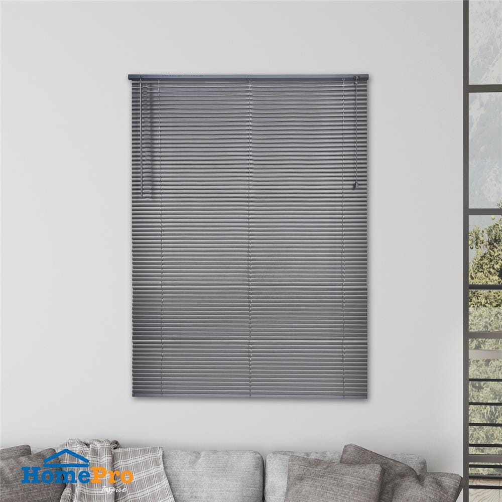 มู่ลี่ไวนิล HOME LIVING STYLE WOOD 120X160 ซม. สีเทา