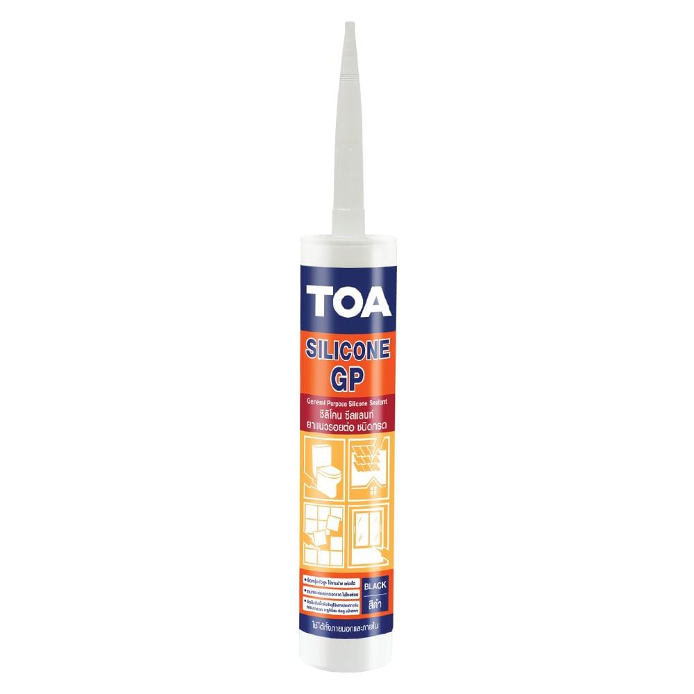 ซิลิโคนมีกรด TOA GP 280 มล. สีดำ