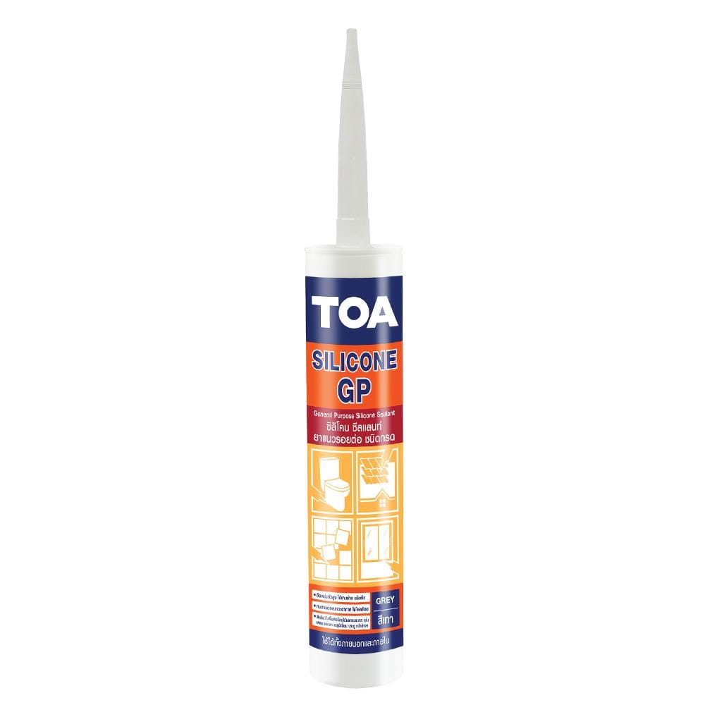 ซิลิโคนมีกรด TOA GP 280 มล. สีเทา