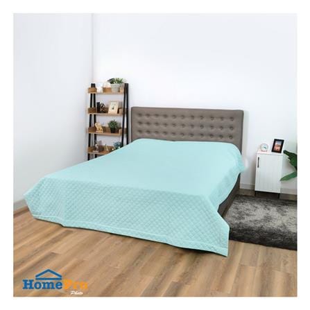 ผ้าคลุมเตียง 6 ฟุต HOME LIVING STYLE ALESIA สีเขียว_6