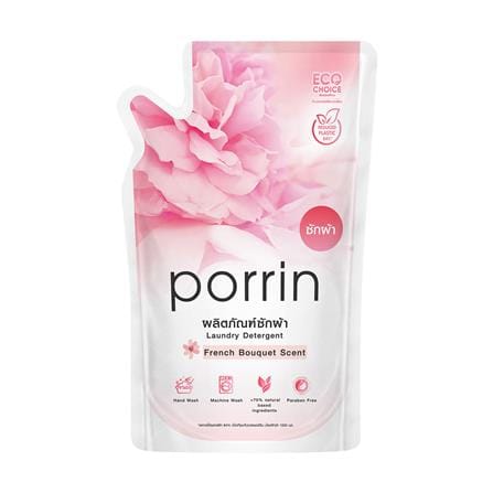 รีฟิลน้ำยาซักผ้า PORRIN 580 มล. FRENCH BOUQUET แพ็ก 3 ชิ้น_1