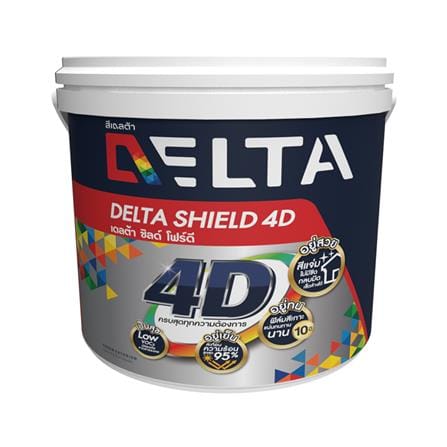 สีน้ำทาภายนอก ชนิดเนียน DELTA SHIELD 4D BASE A 1 แกลลอน_0
