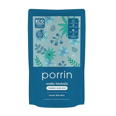 รีฟิลโฟมล้างมือ PORRIN 250 มล. แพ็ก 3 GENTLE WILD MINT_2