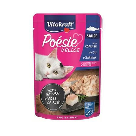 อาหารเปียกแมว VITAKRAFT POESIE DELICE COALFISH 85 ก.
