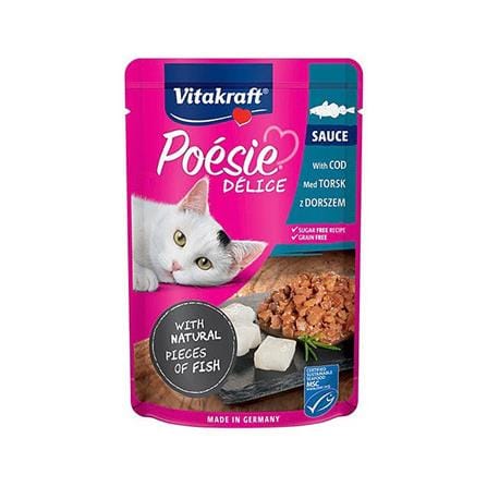 อาหารเปียกแมว VITAKRAFT POESIE DELICE COD 85 ก._0