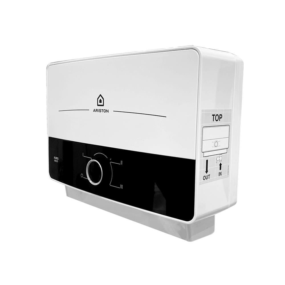 เครื่องทำน้ำร้อน ARISTON AURES ME 8000 วัตต์ สีขาว/ดำ