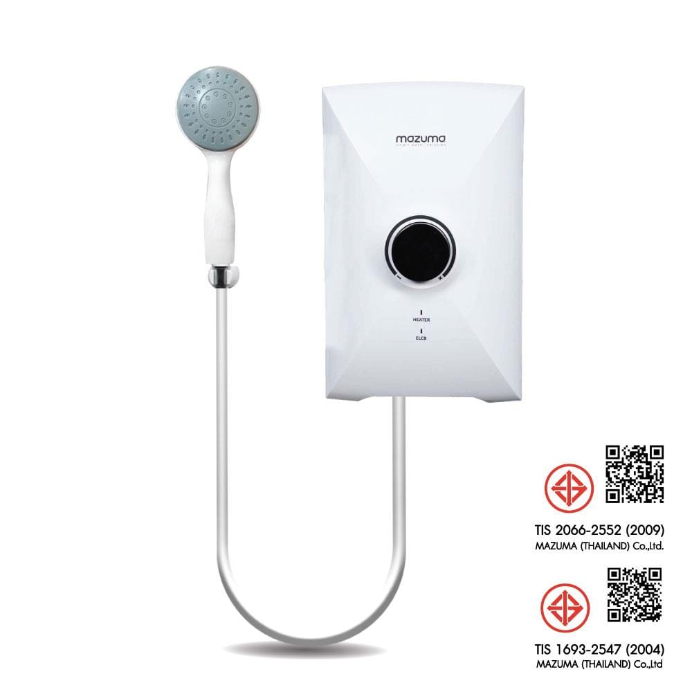 เครื่องทำน้ำอุ่น MAZUMA INTRO PRO1 3500 วัตต์ สีขาว-ดำ