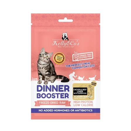 ผงโรยอาหารแมว KELLY&CO DINNER BOOSTER GOLD CHICKEN BEEF LIVER 50 ก._0