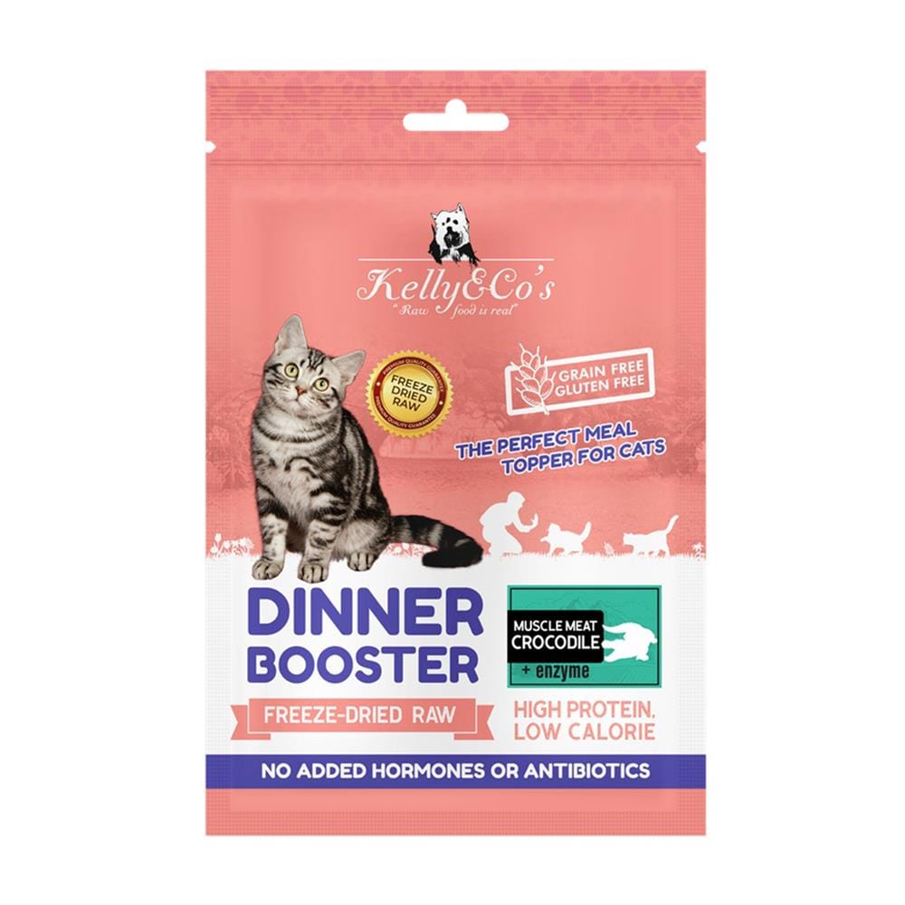 ผงโรยอาหารแมว KELLY&CO'S DINNER BOOSTER CROCODILE 50 ก.