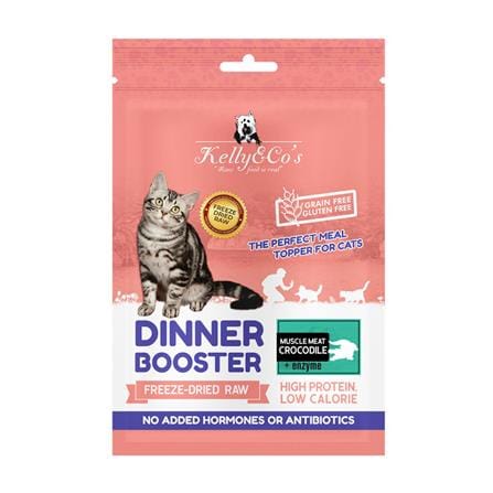 ผงโรยอาหารแมว KELLY&CO'S DINNER BOOSTER CROCODILE 50 ก._0