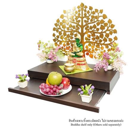 หิ้งพระติดผนัง FASTTECT ST1-3060-P สีเวงเก้