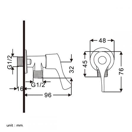 วาล์วฝักบัว 1 ทาง BEN BN 4994-VALVE_3