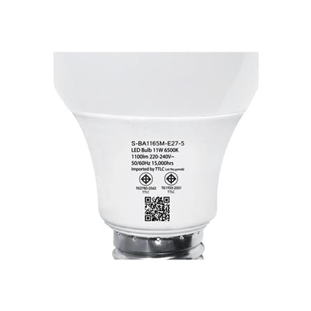 หลอด LED SHINING 11 วัตต์ DAYLIGHT E27 แพ็ก 6 ชิ้น_6