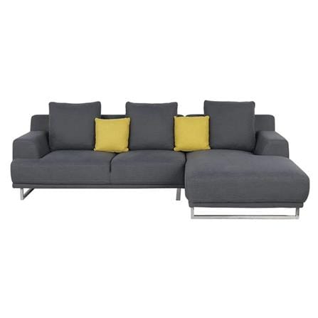 โซฟาเข้ามุมขวา SB FURNITURE GIRLY LA1502-16 สีเทาเข้ม