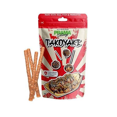 ขนมสุนัข PRAMA DELICACY รสทาโกยากิ 50 ก._0