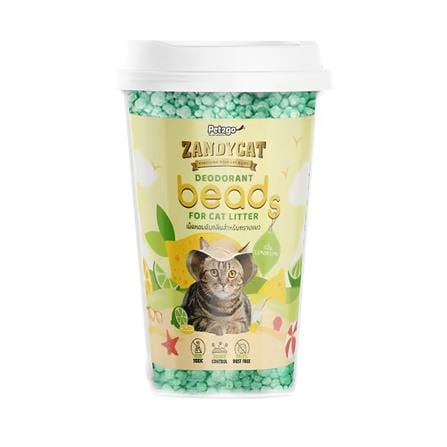 เม็ดหอมดับกลิ่นทรายแมว ZANDYCAT DEODORANT BEADS กลิ่นเลมอนไลม์ 450 ก._0