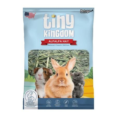 หญ้าแห้งสำหรับสัตว์ฟันแทะ TINY KINGDOM ALFALFA HAY 500 ก._0