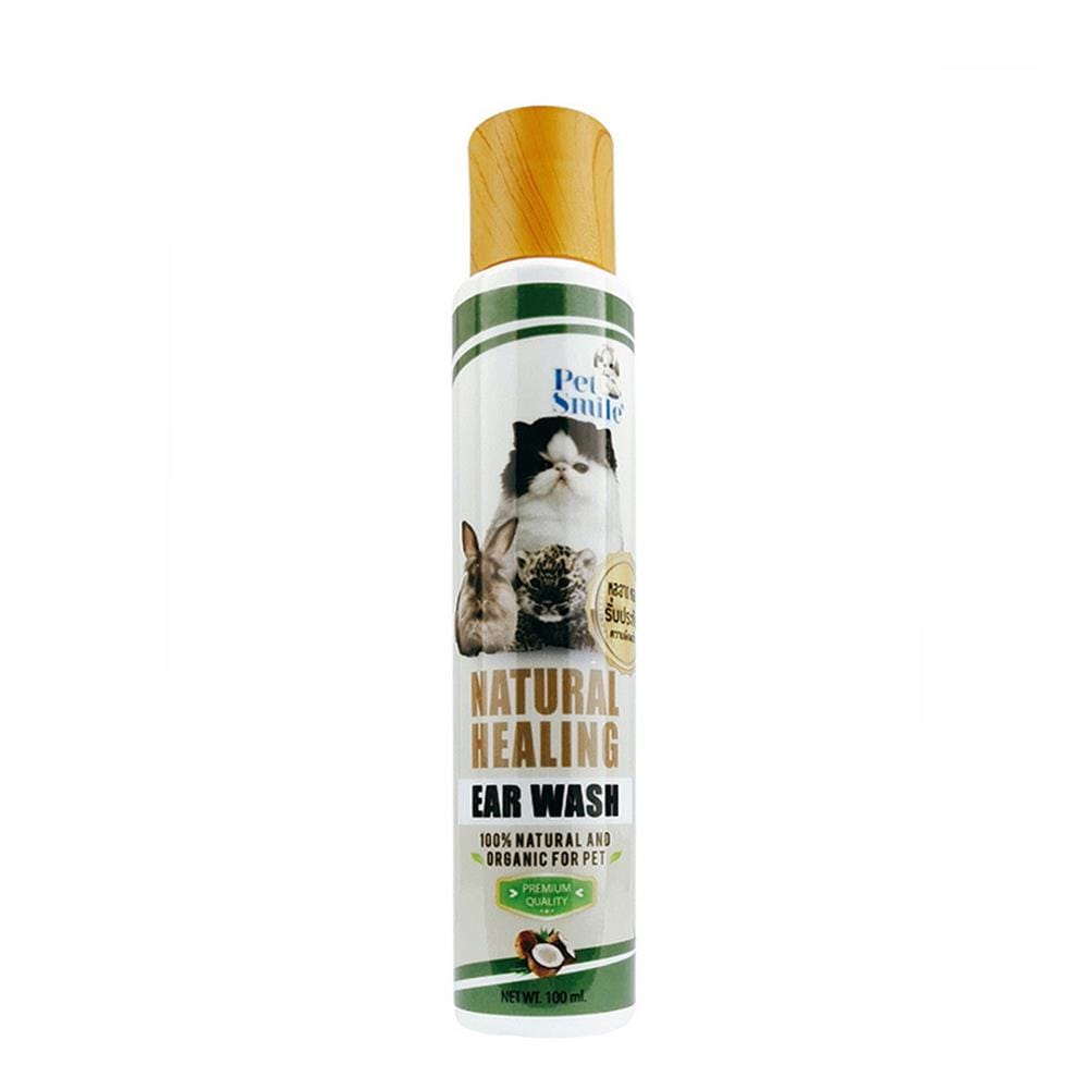 น้ำยาเช็ดหูแมว PETSMILE EAR WASH PREMIUM 100 มล.