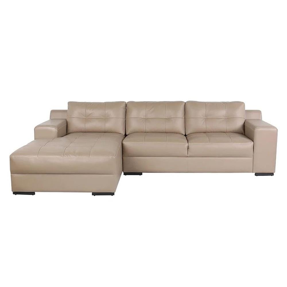 โซฟาเข้ามุมซ้าย SB FURNITURE MOLINE สีน้ำตาลอ่อน