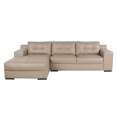 โซฟาเข้ามุมซ้าย SB FURNITURE MOLINE สีน้ำตาลอ่อน_1