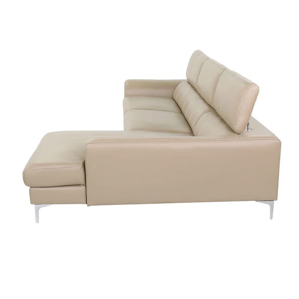โซฟาเข้ามุมขวา SB FURNITURE GEEZER สีน้ำตาลอ่อน