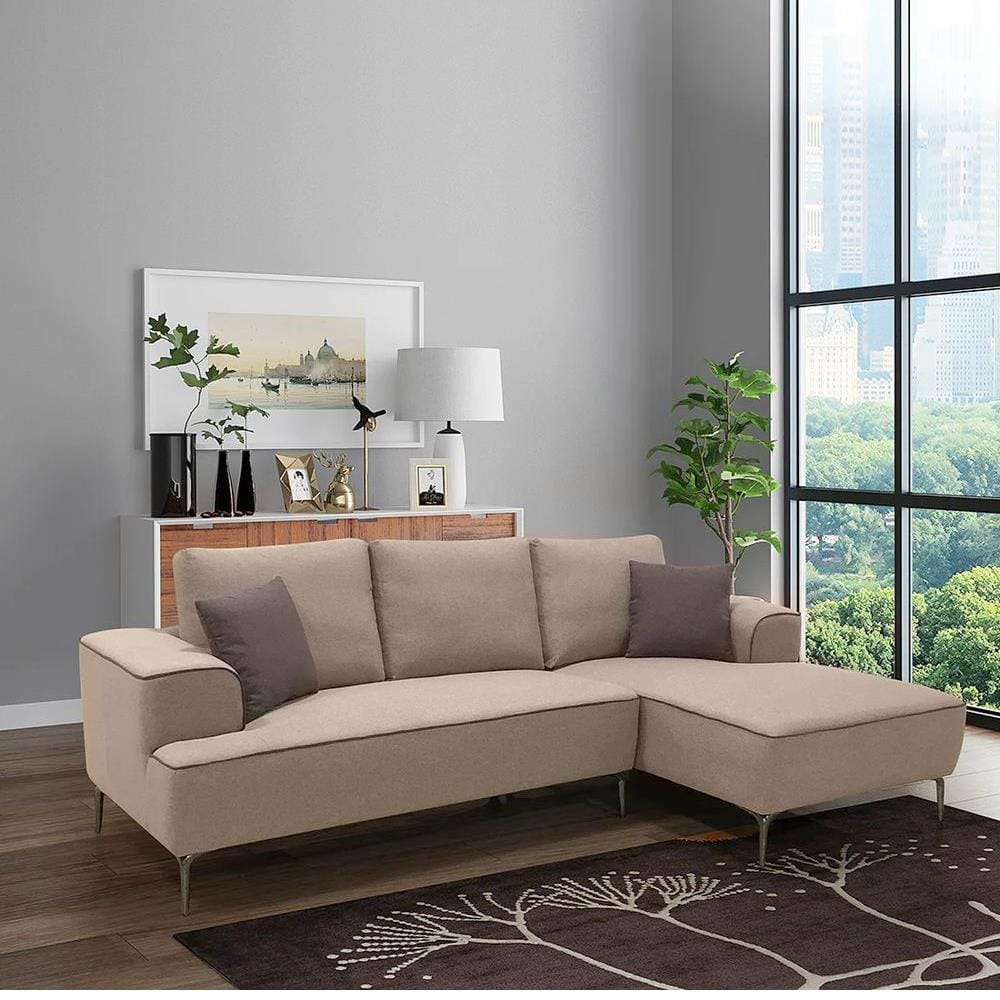 โซฟาเข้ามุมขวา SB FURNITURE GALIN สีน้ำตาล
