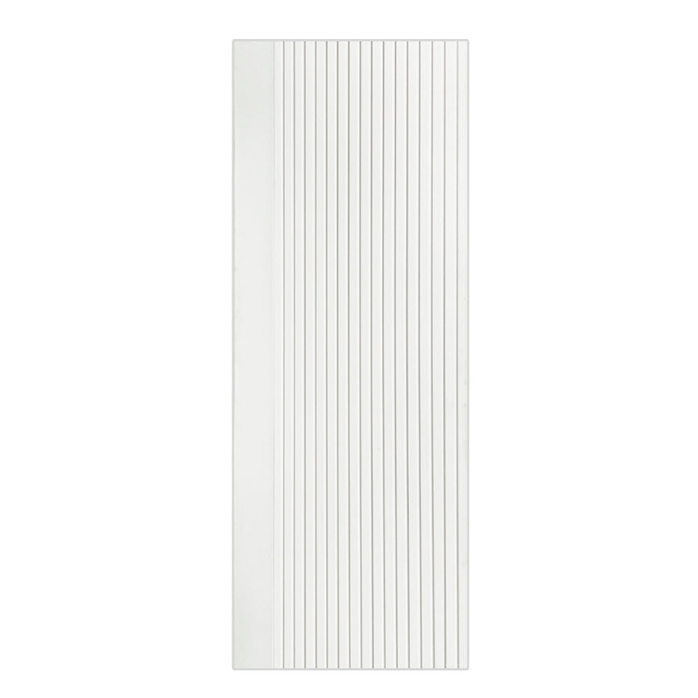 ประตูห้องน้ำโพลีสไตรีน ไม่เจาะลูกบิด LINEDEKOR VERTICAL 70x200 ซม. สีขาว