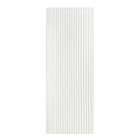 ประตูห้องน้ำโพลีสไตรีน ไม่เจาะลูกบิด LINEDEKOR VERTICAL 70x200 ซม. สีขาว