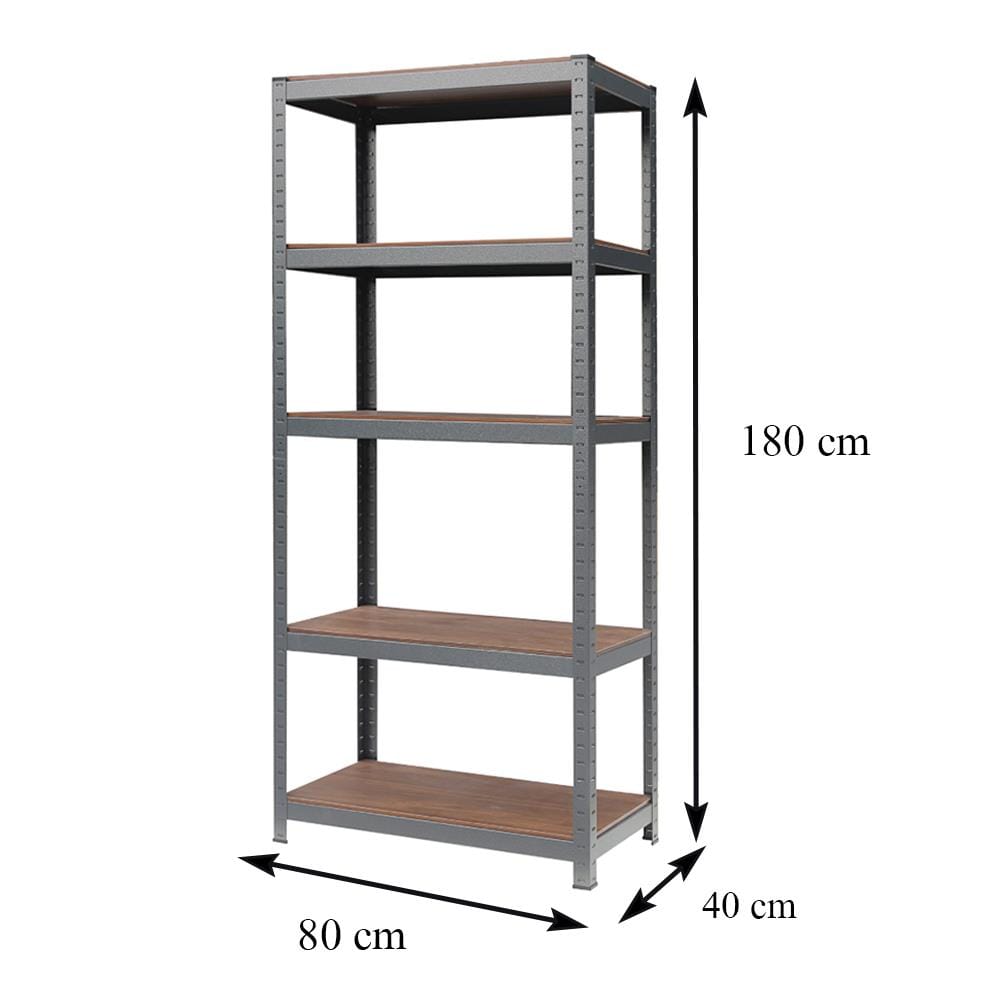 ชั้นวางของโล่ง 5 ชั้น FURDINI ZIR5MDF99 สีวอลนัท