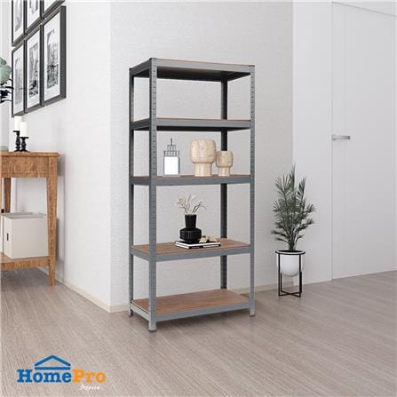 ชั้นวางของโล่ง 5 ชั้น FURDINI ZIR5MDF99 สีวอลนัท_3