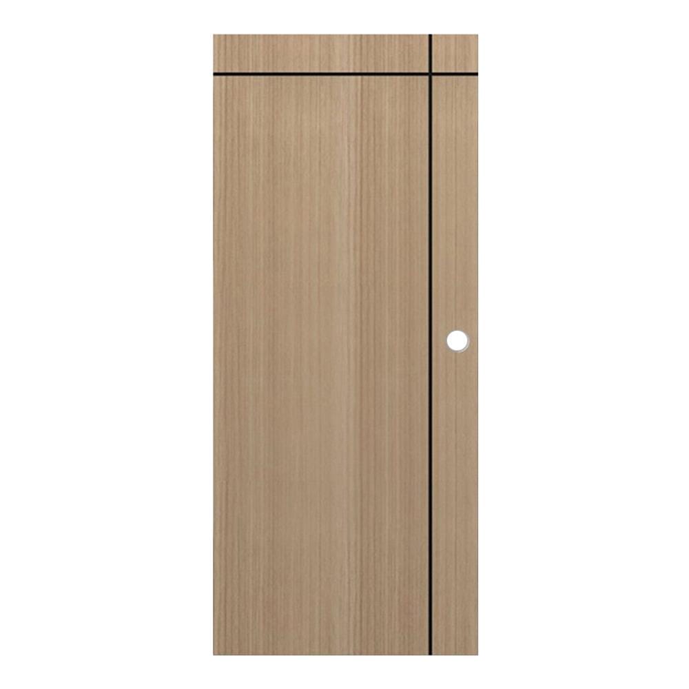 ประตูภายใน UPVC PARAZZO PUN06 90X200 ซม. สีบีช เจาะลูกบิด