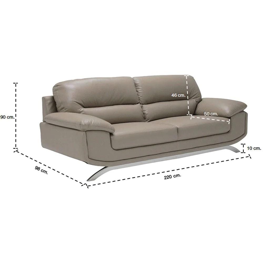 โซฟา 3 ที่นั่ง SB FURNITURE FUMY สีน้ำตาล