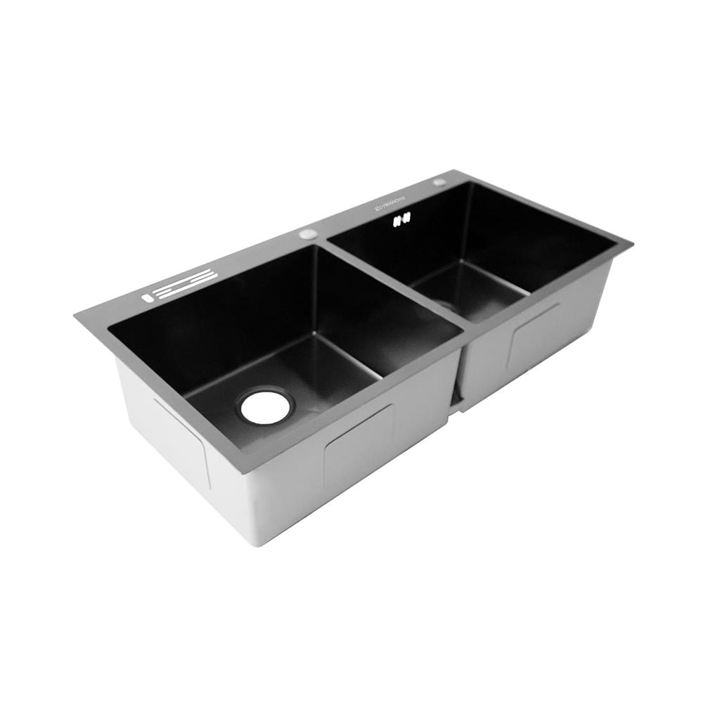 ซิงค์ฝัง 2 หลุม DYNA HOME WD10050TD-BK สีดำ