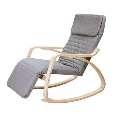 ROCKING LOUNGE CHAIR FURDINI NICE GREY