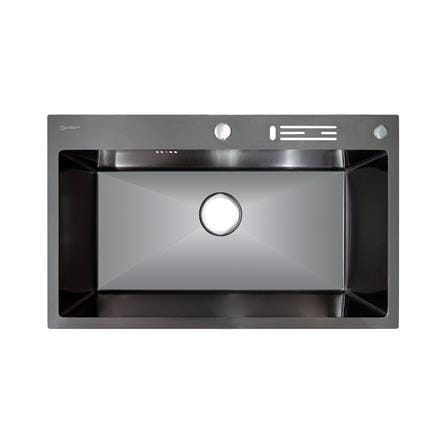 ซิงค์ฝัง 1 หลุม DYNA HOME WD7545TS-BK สีดำ_0