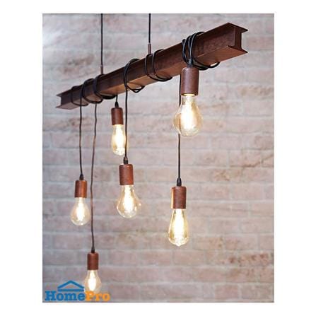 ไฟช่อ EGLO CT TOWNSHEND4 49859 โลหะ สีน้ำตาล 6 หัว_1