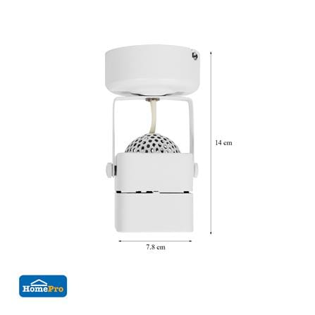 แทรคไลท์ ติดผนัง GU5.3 CARINI CS14SWH สีขาว_5