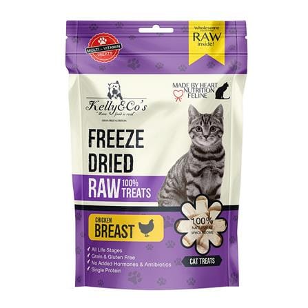 ขนมแมว KELLY&CO FREEZE DRIED CHICKEN BREAST 170 ก._0