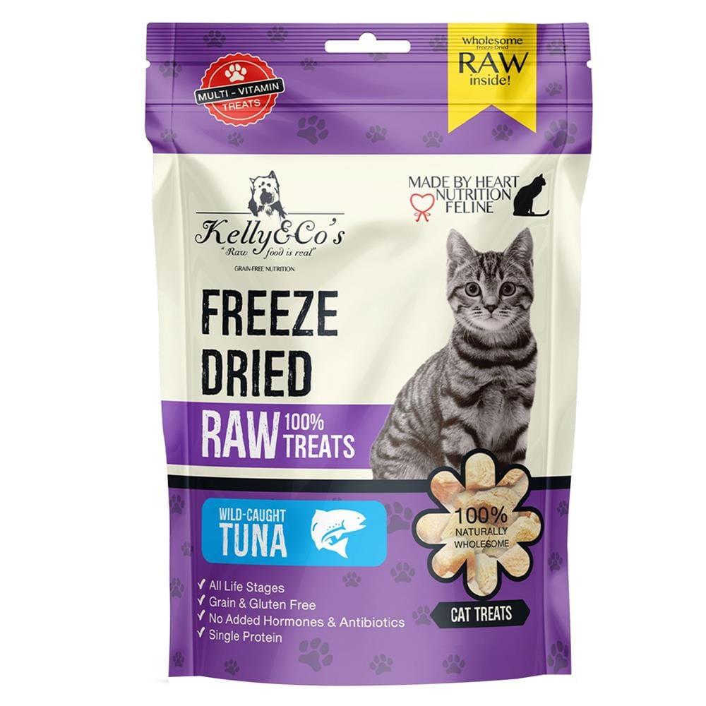 ขนมแมว KELLY&CO FREEZE DRIED TUNA 170 ก.