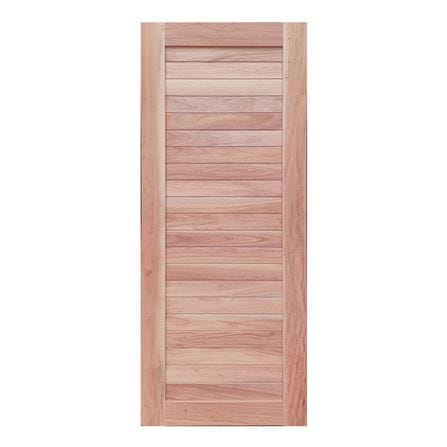 ประตูไม้ดูริโอ MODERN DOORS CE-21 ลวดลาย 80X200 ซม. สีธรรมชาติ ไม่เจาะลูกบิด_0