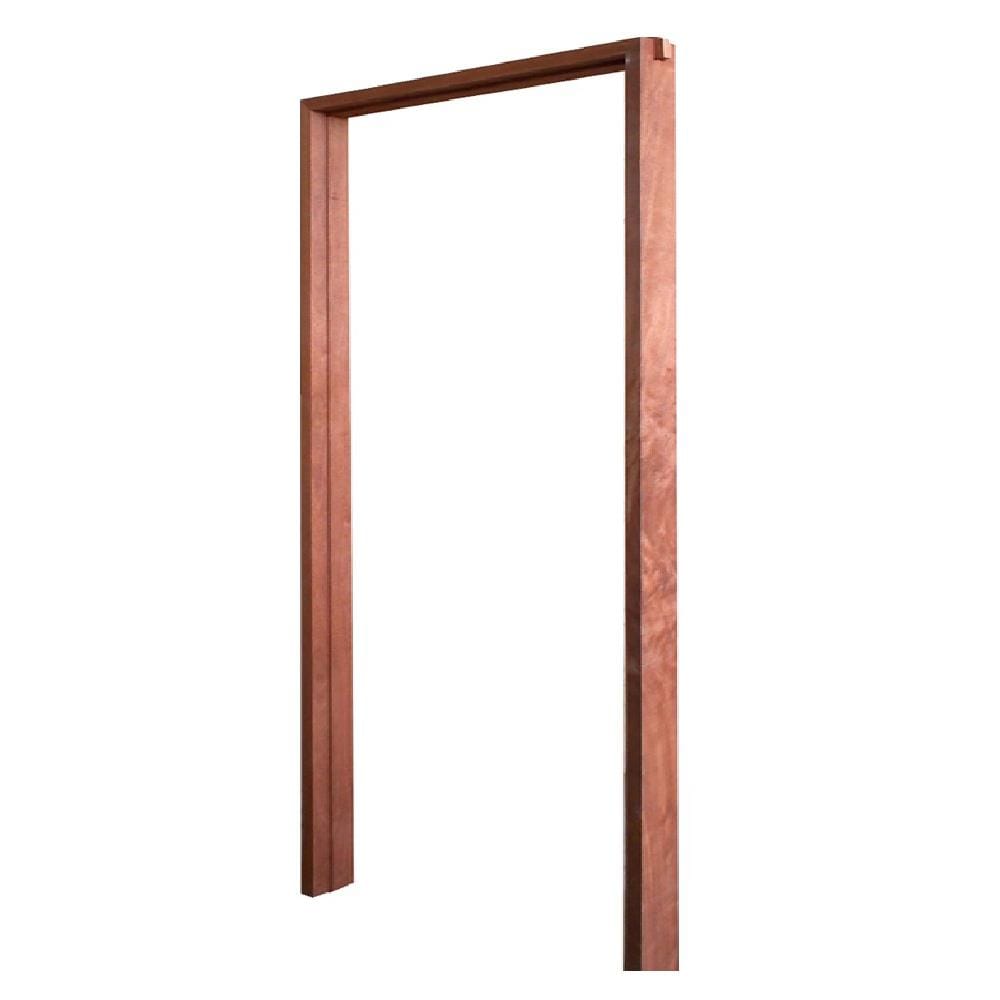 วงกบประตูไม้เต็งแดงจ๊อยท์ MODERN DOORS COM1 80X200 ซม. 1.5X4 นิ้ว สีธรรมชาติ